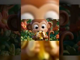 القرد وموزته 