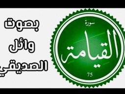 سورة القيامة.. بصوت وائل الصديقي