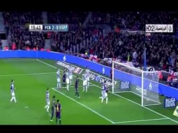 أهداف برشلونة 4-0 إسبانيول  6/1/2013
