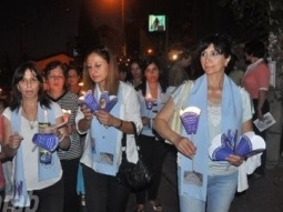 مشاركة واسعة في مسيرة العذراء بمدينة الناصرة عشية عيد تجلي السيدة مريم