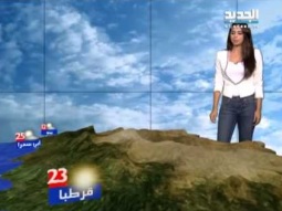 نشرة الطقس مع رانيا مذبوح 08-11-2013