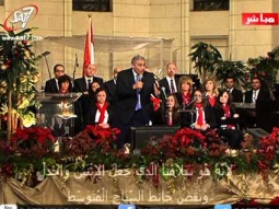 كلمة القس سامح موريس باحتفال عيد الميلاد  2014 بكنيسة قصر الدوبارة الانجيلية