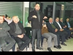 خطاب النائب مسعود غنايم في خيمة الاعتصام بعرابة