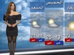 نشرة الطقس الليلية 12 -02 - 2014