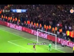 أهداف مباراة مانشستر سيتي 0-2 برشلونة - دوري ابطال اوروبا - 18/2/2014 - تعليق عصام الشوالي