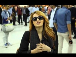 رحمة رياض احمد في مطار بغداد