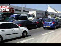 6 اصابات في تصادم 6 سيارات على التفافي الناصرة