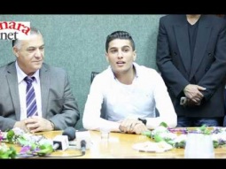 محمد عساف يصل مدينة الناصرة ورئيس البلدية يستقبله