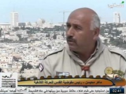 بحسين الخراض - السفيرالكشفي العربي+ ماهر محيسن - رئيس مفوضية القدس