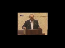 احمد طيبي يخطب باللغة العربية في الكنيست